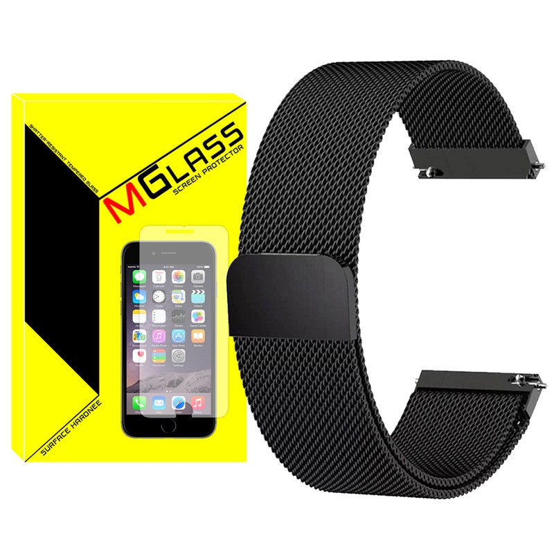 بند امگلس مدل Milanese MG مناسب برای ساعت هوشمند جوی روم JR-FT3 Pro