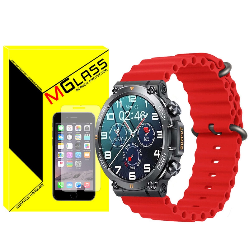 بند امگلس مدل Ocean-MG مناسب برای ساعت هوشمند هپی تاچ K59 / K59 Pro