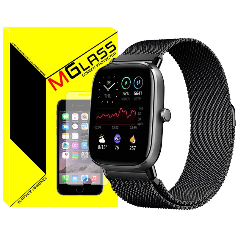 بند امگلس مدل Milanese مناسب برای ساعت هوشمند شیائومی Amazfit GTS / GTS 2 / GTS 2 mini — تصویر 1