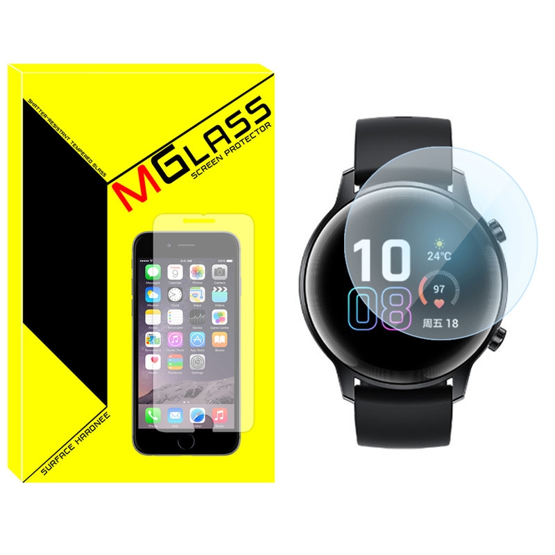 محافظ صفحه نمایش شیشهای ام گلس مدل SH-MG مناسب برای ساعت هوشمند آنر Magic 2 42mm