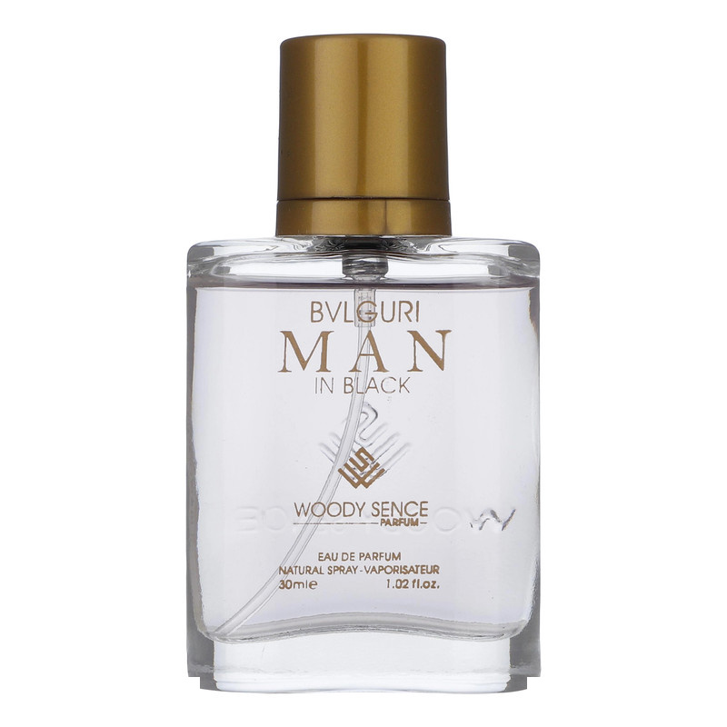 عطر جیبی مردانه وودی سنس مدل Man In Black