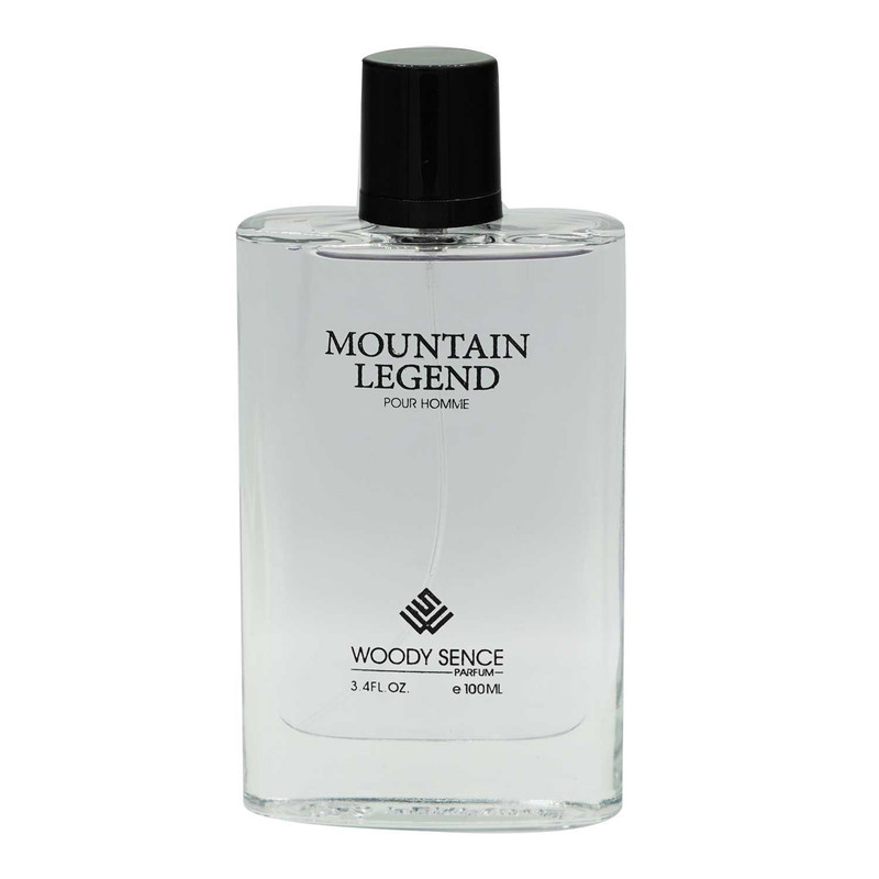 ادوپرفیوم مردانه وودی سنس مدل MOUNTAIN LEGEND با رایحه شیرین و خنک
