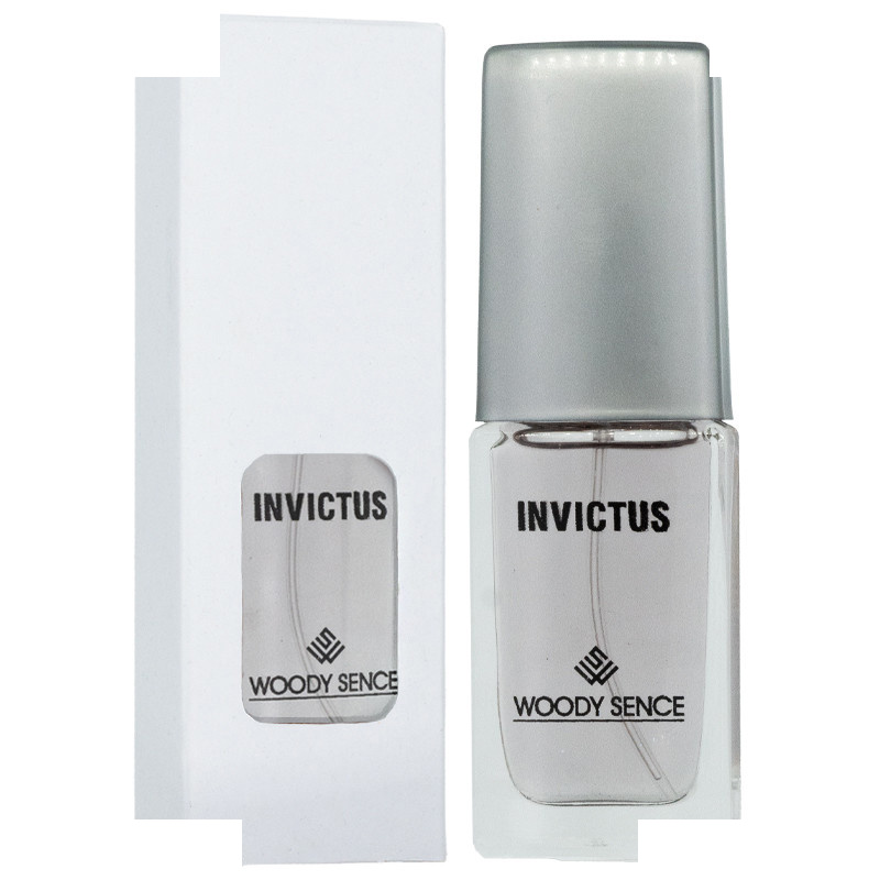 عطر جیبی مردانه وودی سنس مدل INVICTUS