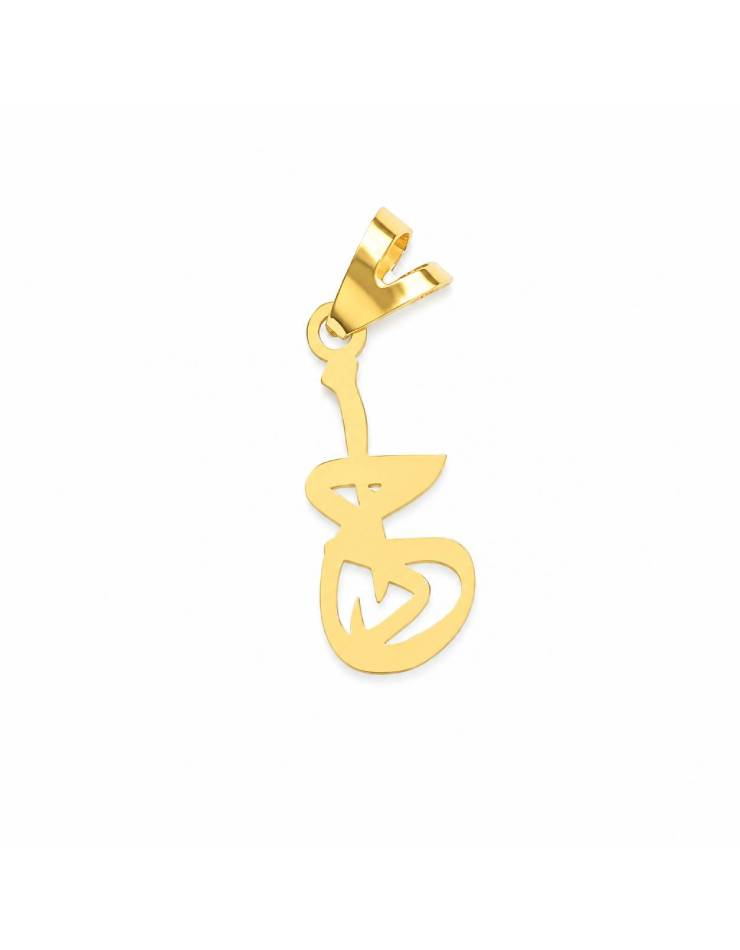 آویز گردنبند طلا زنانه اپال گلد مدل هیچ