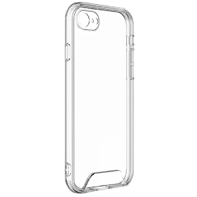 قاب گوشی اپل iPhone 7 / 8 / SE 2020 مدل اسپیس ژله ای محافظ لنز دار — تصویر 1