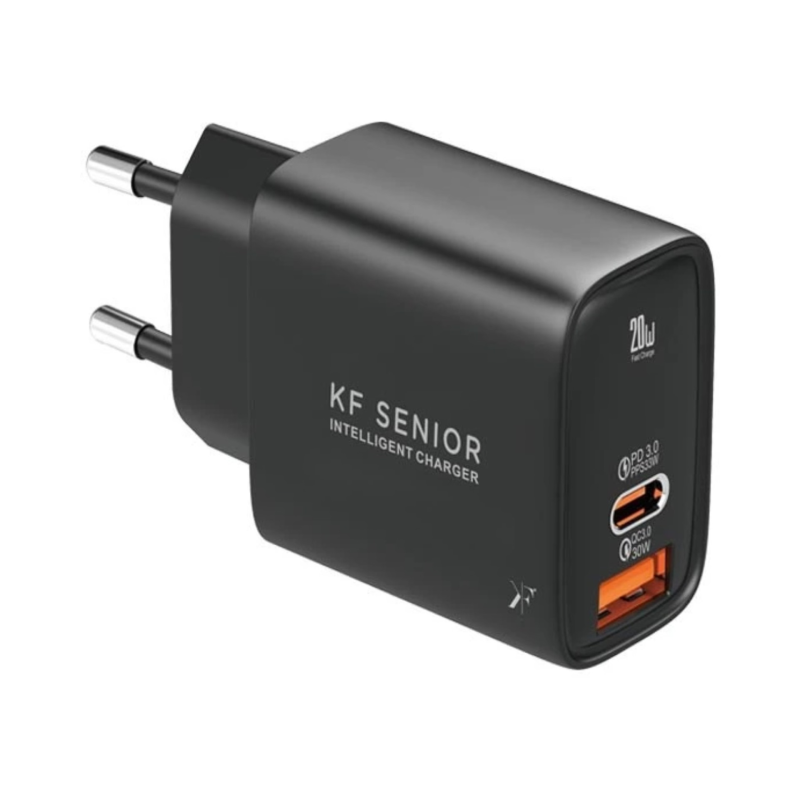 شارژر دیواری 20وات کی اف سنیور مدل TH-120 — تصویر 1