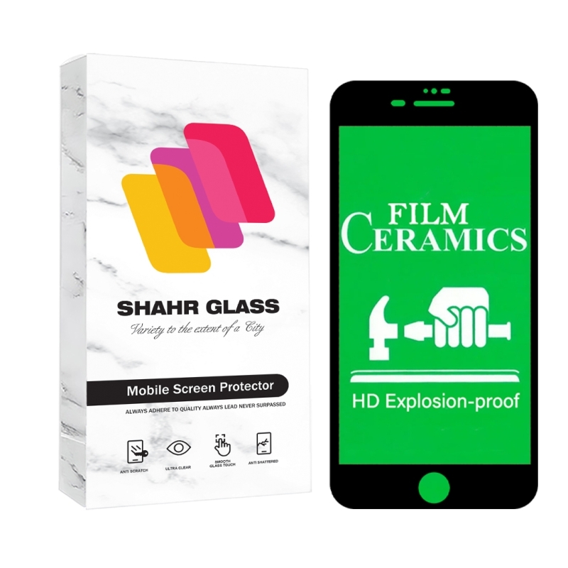 گلس گوشی اپل iPhone 7 Plus سرامیکی شهر گلس مدل CERCLRSH
