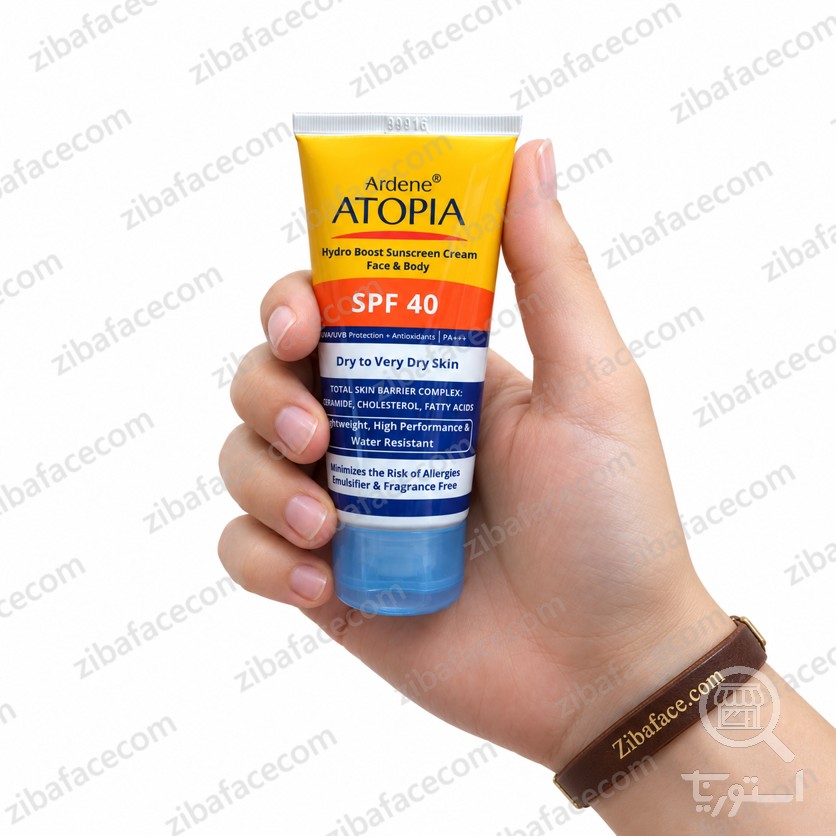 کرم ضد آفتاب رطوب رسان آردن اتوپیا , مناسب پوست خشک و خیلی خشک , بدون رنگ SPF 40 - حجم 50 میلی لیتر