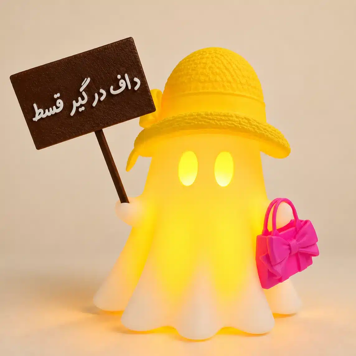 چراغ روح داف | چراغ خواب فانتزی LED با متن سفارشی