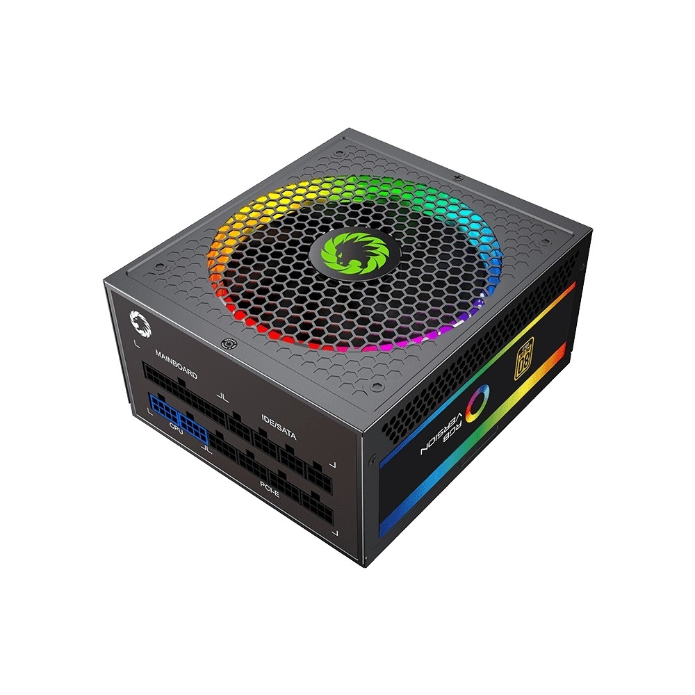 پاور فول ماژولار 1050 وات گیم مکس ARGB مدل RGB1050 rainbow 80 plus gold