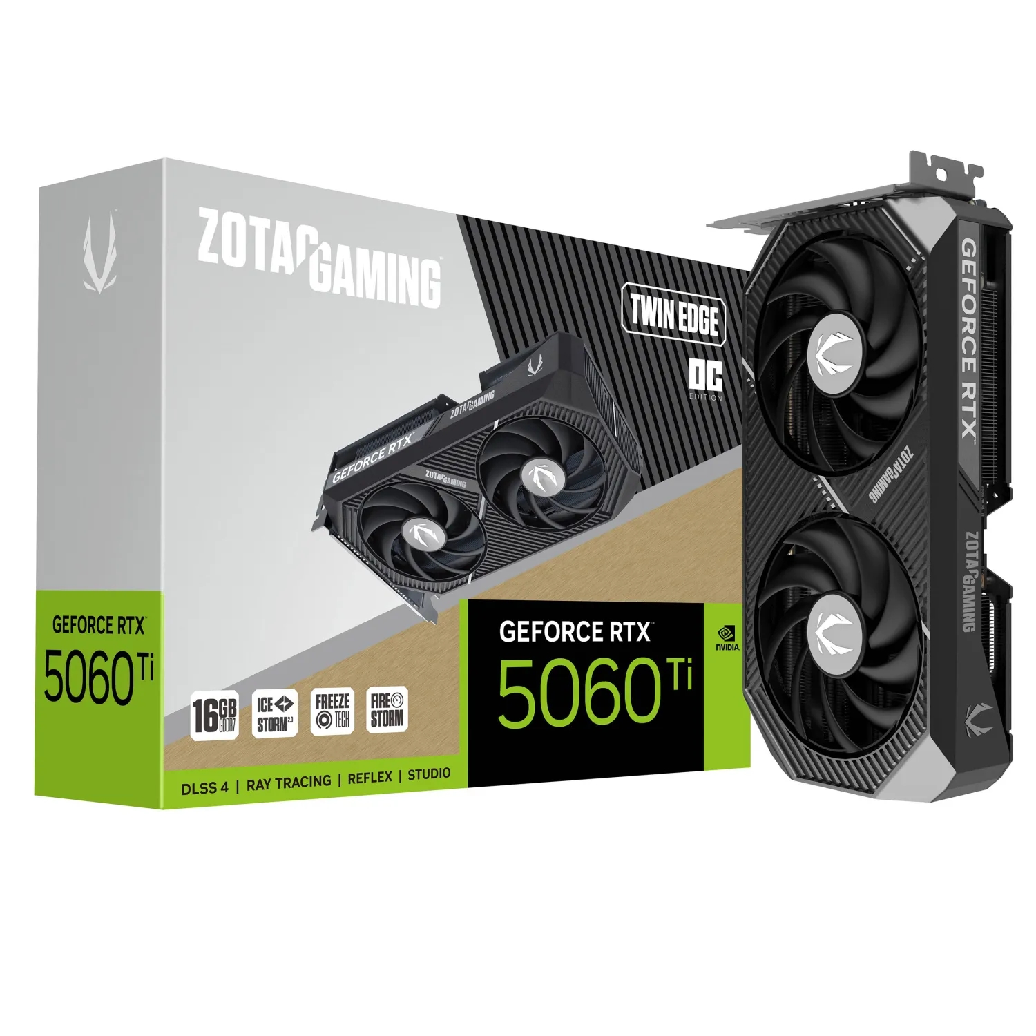 کارت گرافیک زوتک مدل GAMING GeForce RTX 5060 Ti 8GB Twin Edge OC