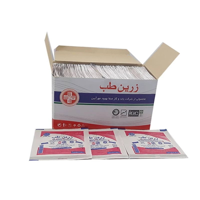 گاز استریل زرین بسته 150 عددی — تصویر 1