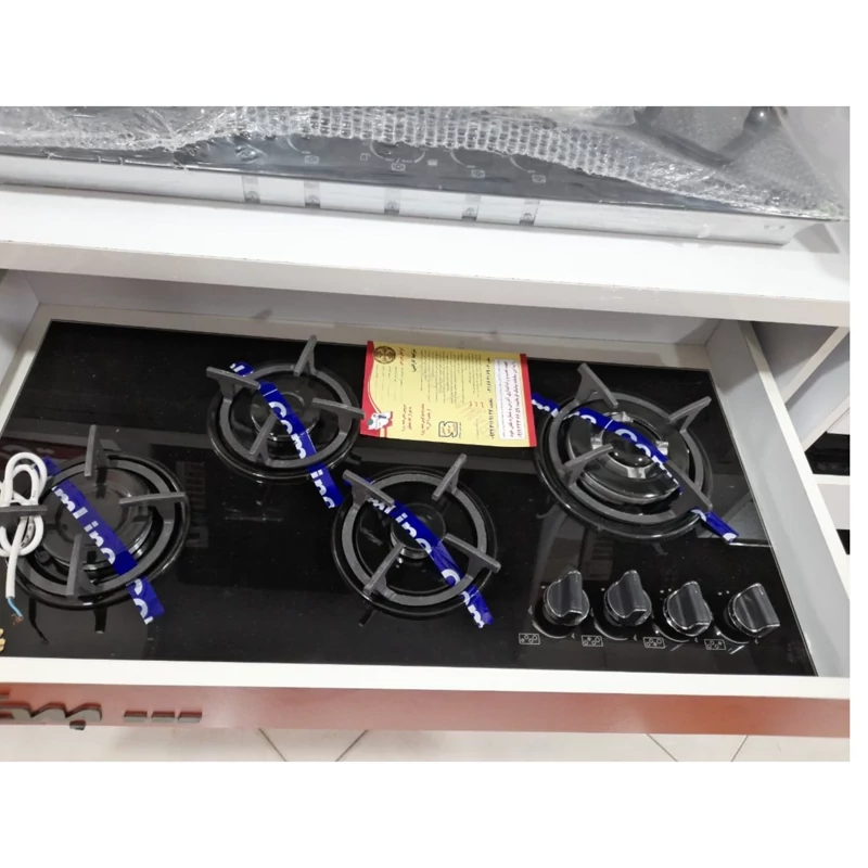 گاز رومیزی شیشه ای 40در 80 با ترموکوپل