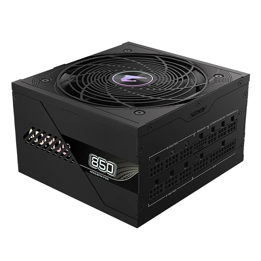 پاور کامپیوتر 850 وات تمام ماژولار گیگابایت مدل AORUS ELITE Platinum — تصویر 1