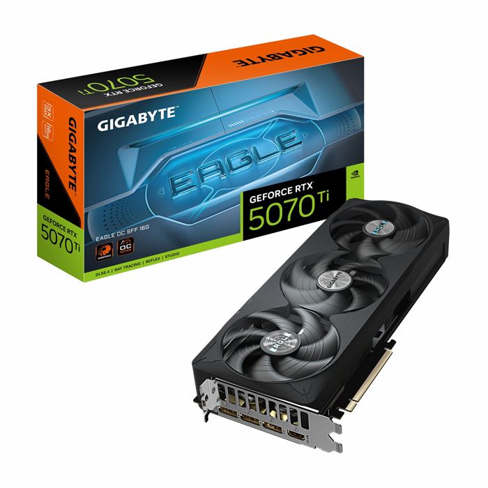 کارت گرافیک گیگابایت مدل GeForce RTX 5070 Ti EAGLE OC SFF 16GB