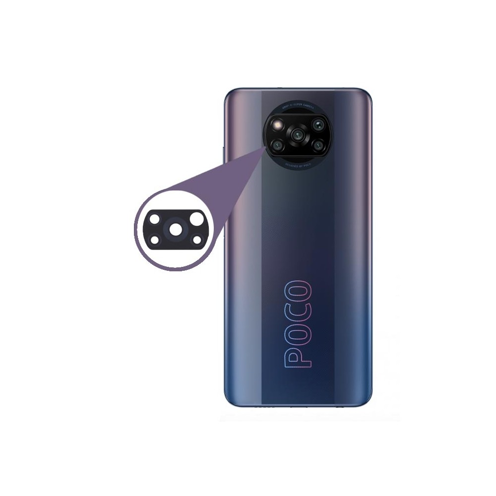 شیشه لنز دوربین گوشی شیائومی Xiaomi Poco X3 NFC