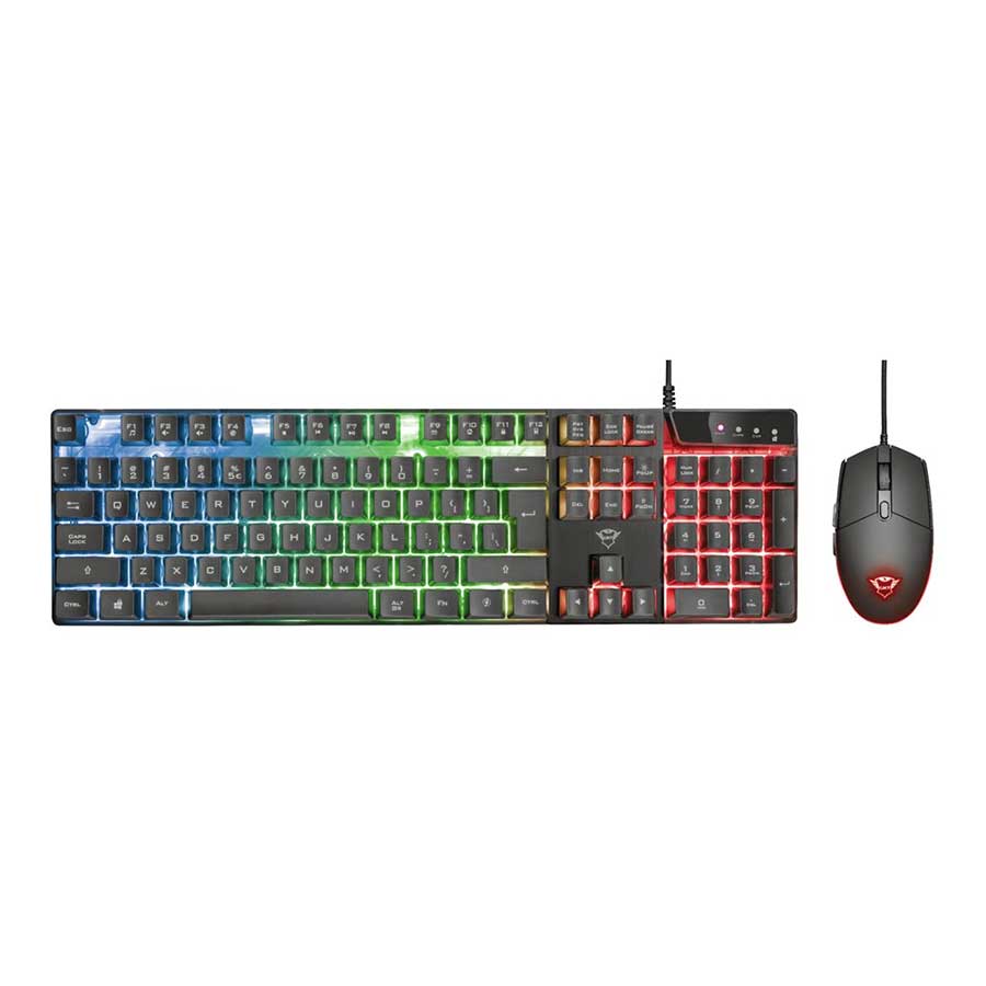کيبورد و ماوس گیمینگ باسیم تراست مدل GXT 838 AZOR