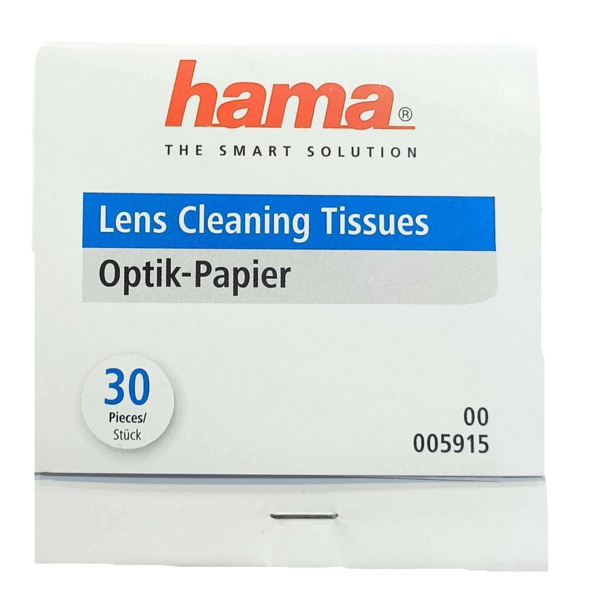 دستمال تمیزکننده لنز هاما مدل Hama Lens Cleaning Wipes | بسته ۳۰ عددی
