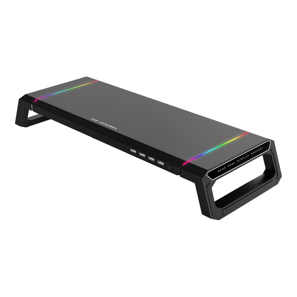 پایه نگهدارنده مانیتور آیس کورل مدل T1 با نورپردازی RGB