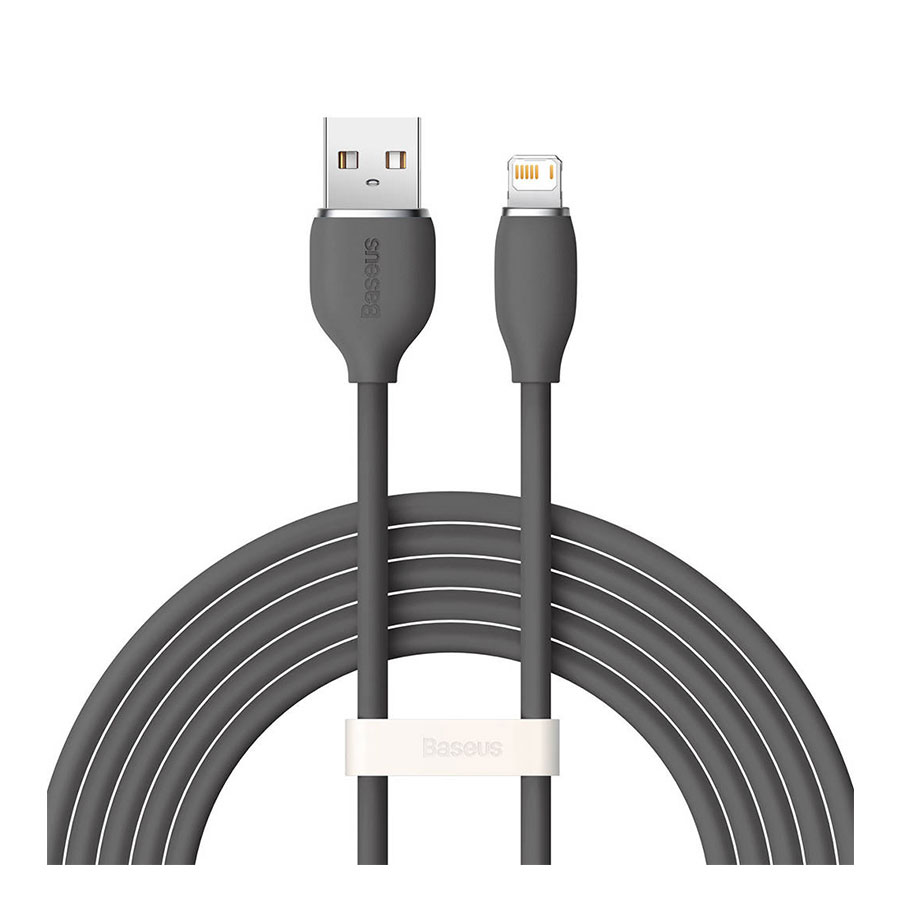 کابل تبدیل 2 متری USB به لایتنینگ بیسوس مدل Jelly Liquid Silica Gel CAGD000101