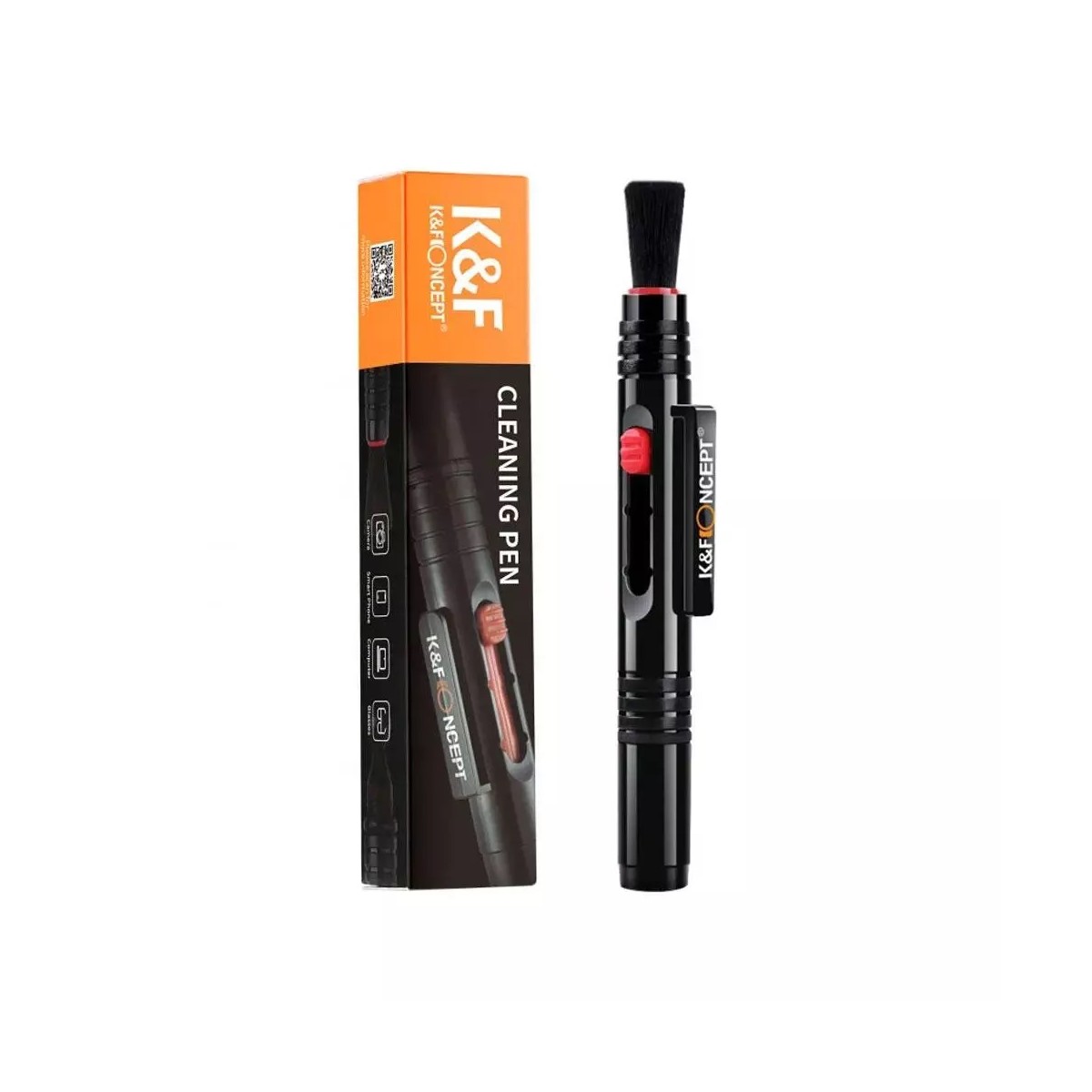 قلم تمیزکننده لنز K&F Concept مدل 2 in 1 — تصویر 1