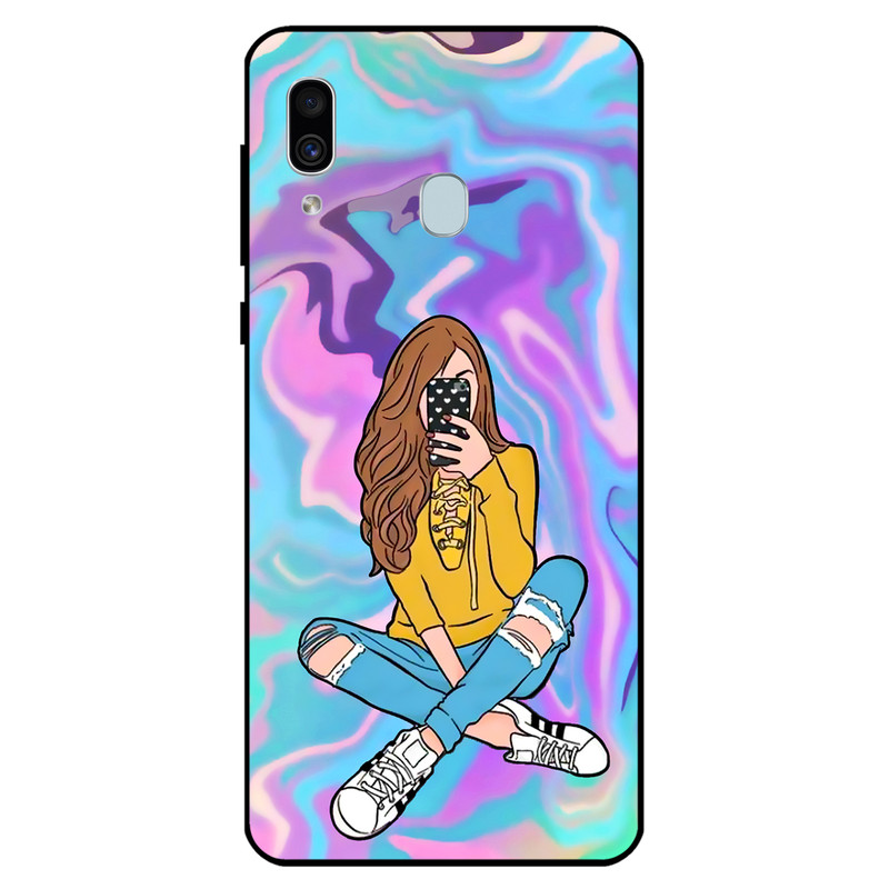 کاور مگافون کد 7592 مناسب برای گوشی موبایل سامسونگ Galaxy A40