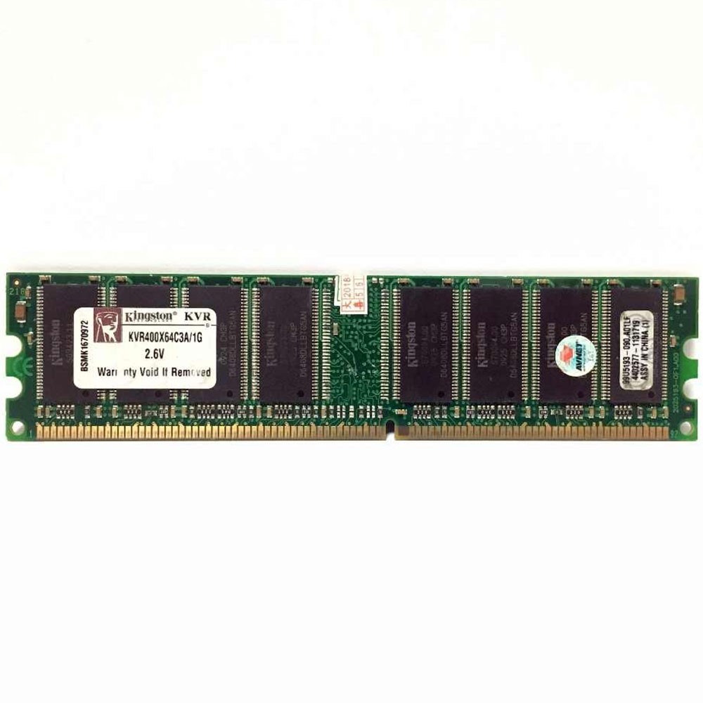 رم دسکتاپ کینگستون DDR1 ظرفیت 1 گیگابایت 400 مگاهرتز