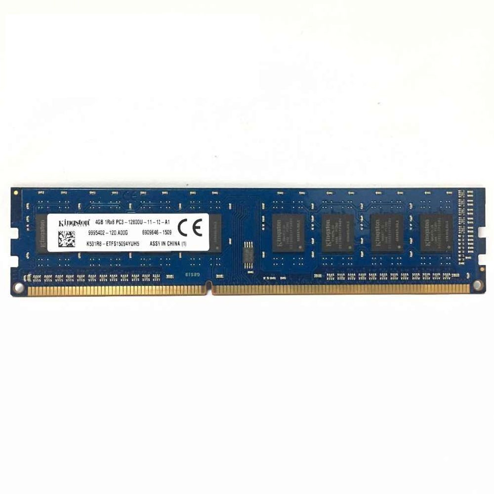 رم دسکتاپ 4گیگابایت DDR3 کینگستون مدل KVR16N11/4 با فرکانس 1600MHz