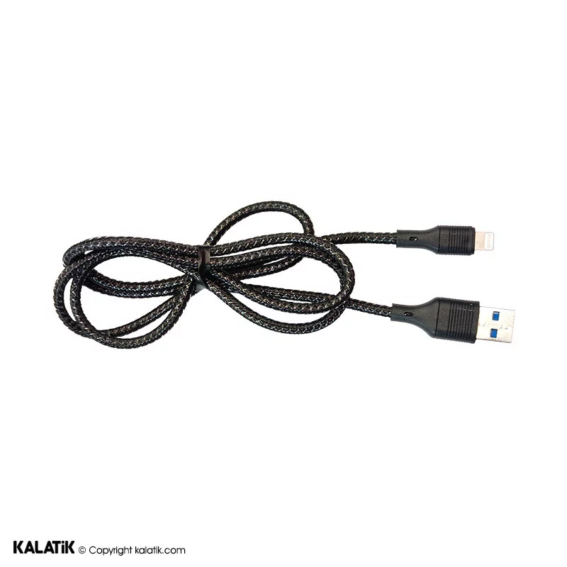 کابل تبدیل USB-A به Lightning نواکس مدل L118 به طول 1 متر-شارسل — تصویر 1
