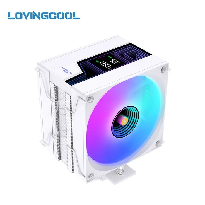 فن پردازنده بادی سفید لاوینگ کول مدل UK6000 PRO WHITE — تصویر 1