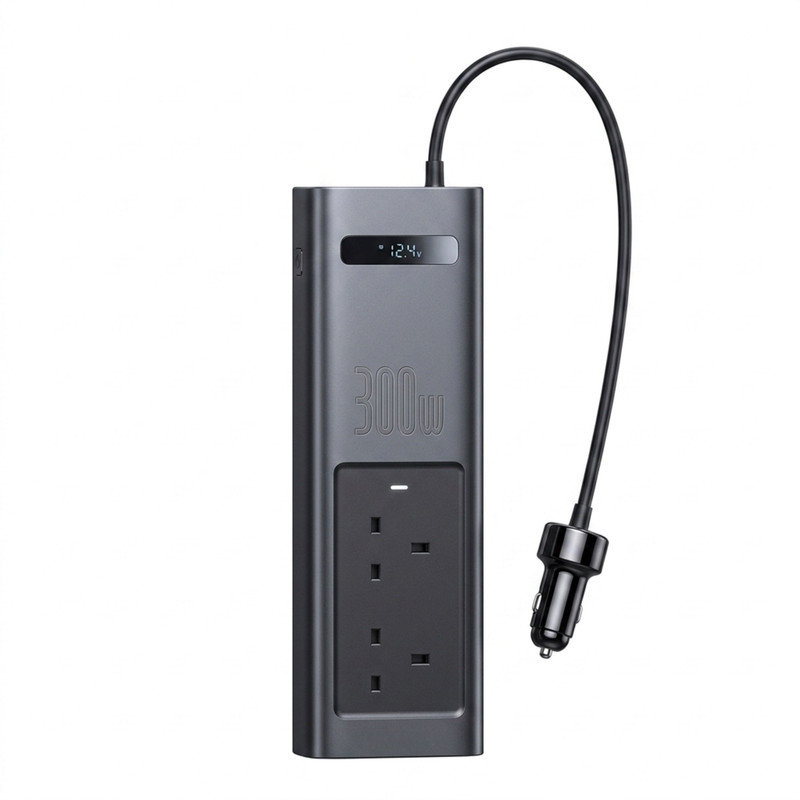 مبدل برق خودروباسئوس مدلIGBT Power Inverter 300W BS-CI30-02