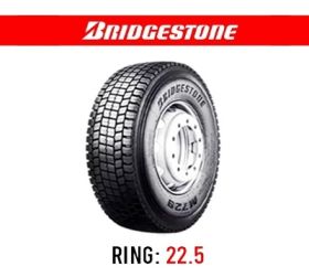 لاستیک خودرو بریجستون مدل M729 ( گل عقب) سایز 315/80R22.5 (تاریخ تولید 2024)