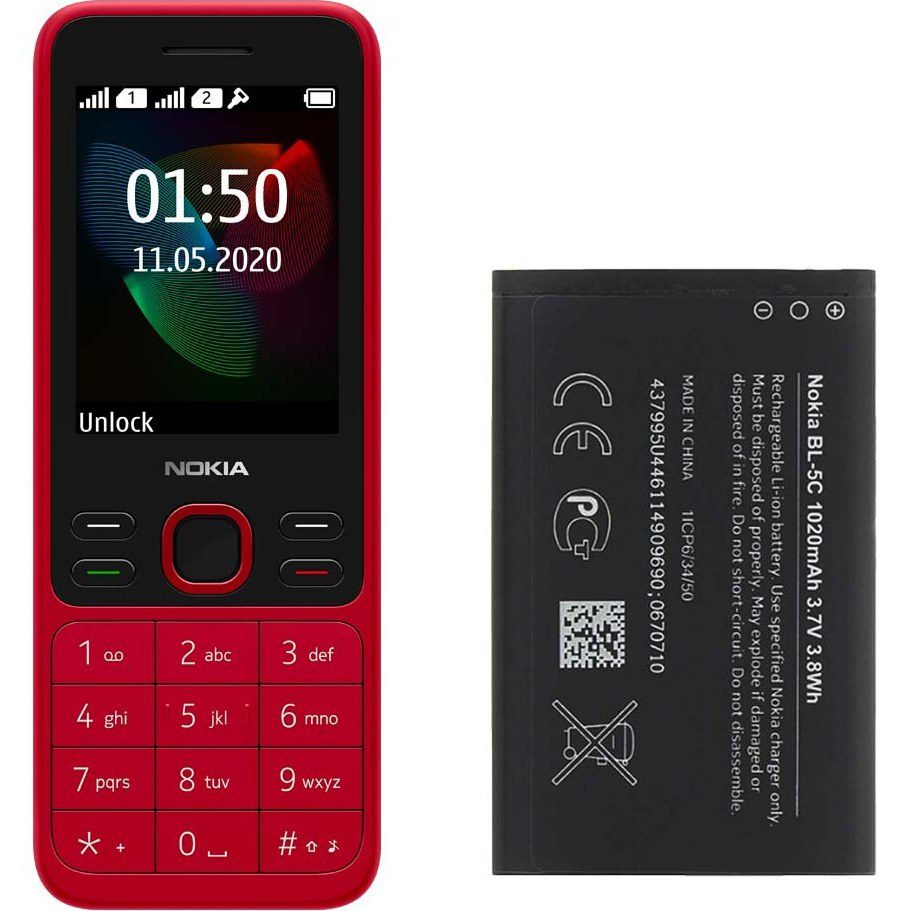 باتری موبایل نوکیا مدل nokia 150 2020