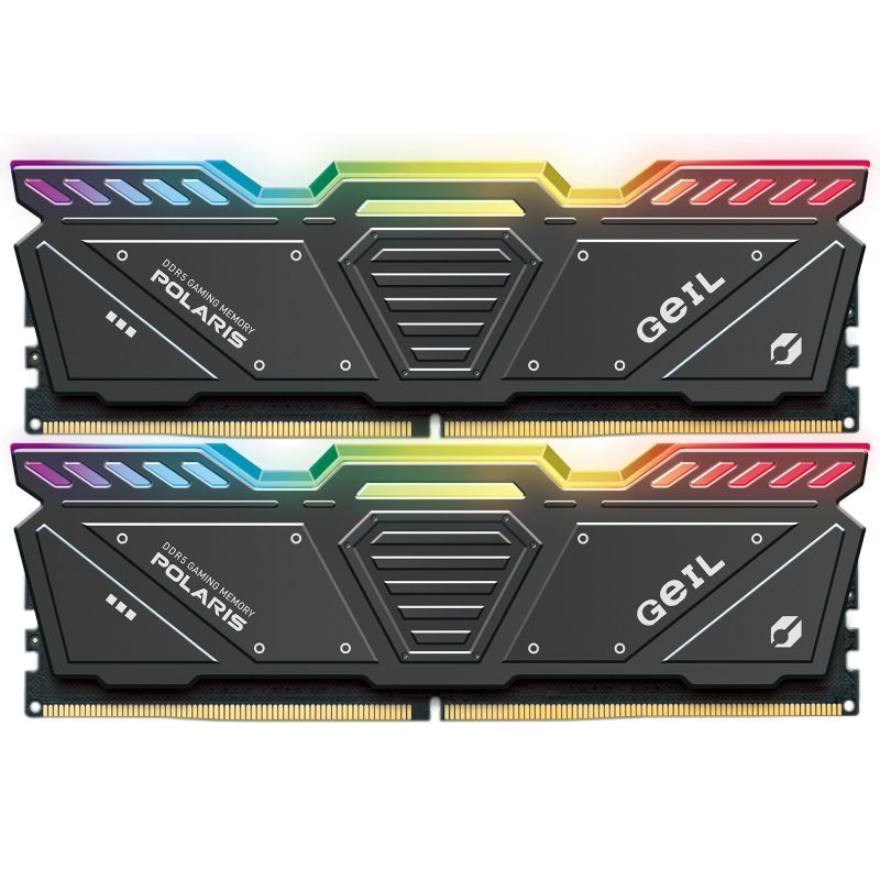 رم کامپیوتر DDR5 دو کاناله 6000 مگاهرتز CL36 گیل مدل POLARIS RGB ظرفیت 32 گیگابایت