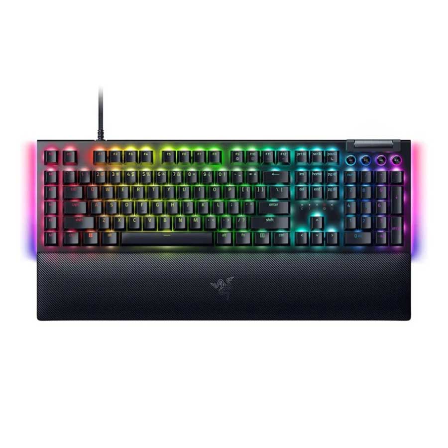کیبورد گیمینگ باسیم ریزر BlackWidow V4 Green Switch
