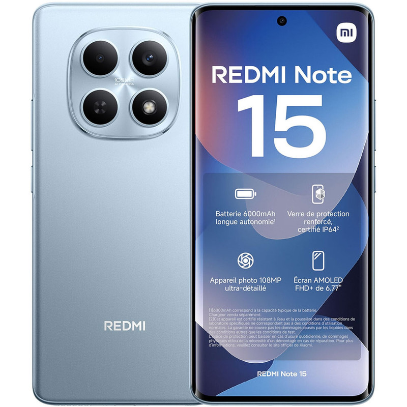 گوشی شیائومی مدل Redmi Note 15 حافظه 512 رم 12 گیگابایت