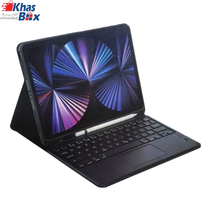 کاور کیبورد دار مگنتی تبلت سامسونگ Tab S6 Lite (P615/P610) با تاچپد