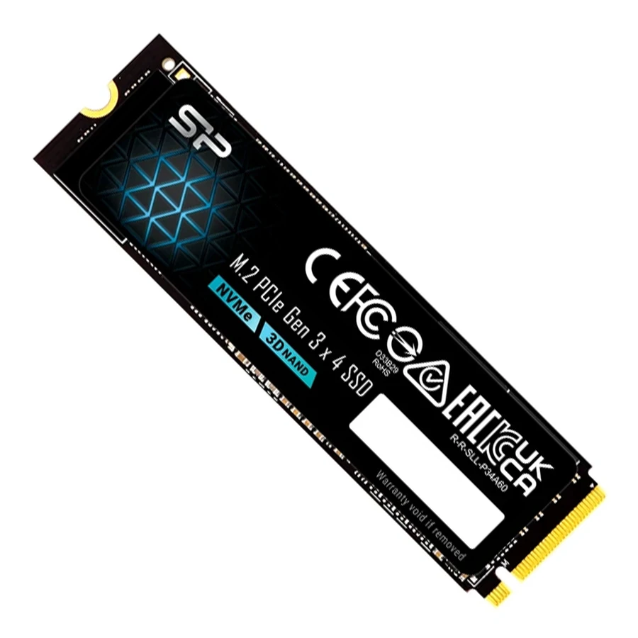 اس اس دی 1 ترابایت سیلیکون پاور P34A60 M.2 2280 PCIe Gen3 NVMe — تصویر 1