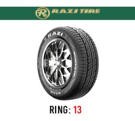 لاستیک خودرو رازی مدل RG400 سایز 165/65R13 (تاریخ تولید 2026)