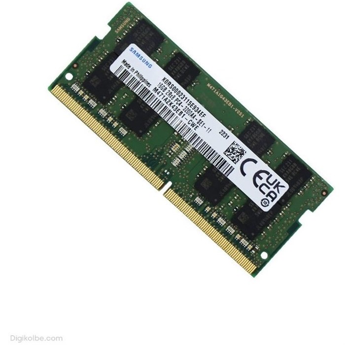 رم لپ تاپ DDR4 سامسونگ با ظرفیت 16 گیگابایت و فرکانس 3200 مگاهرتز