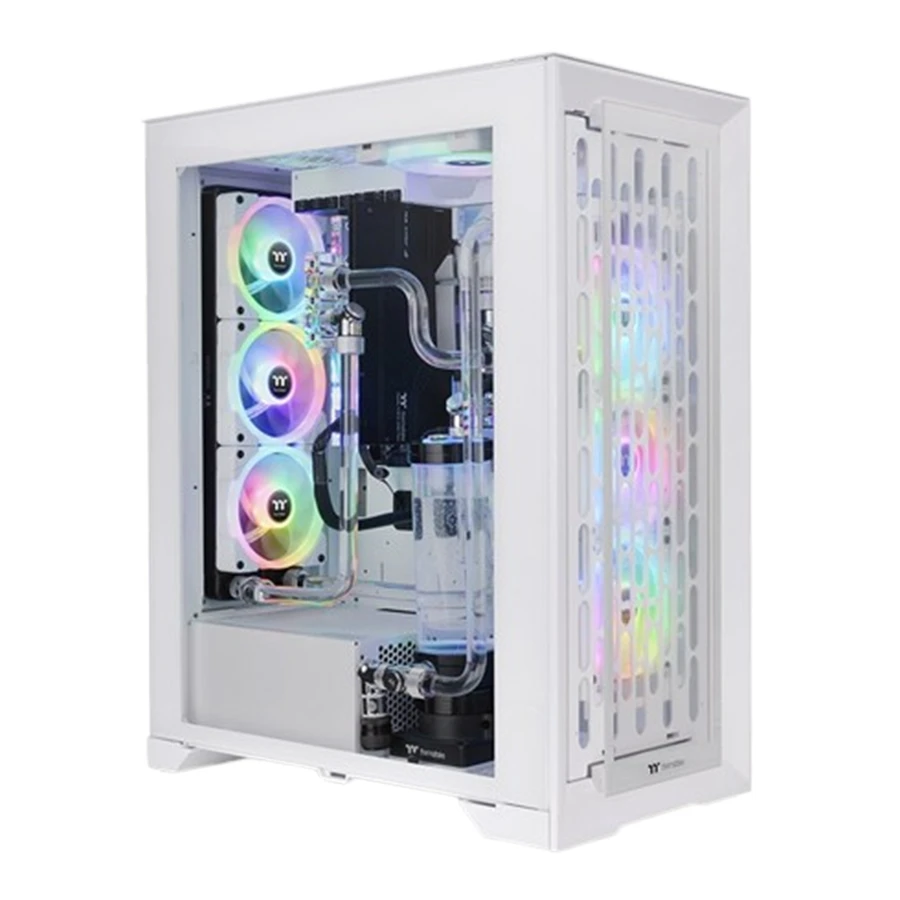 کیس کامپیوتر ترمالتیک مدل CTE T500 TG ARGB Snow White
