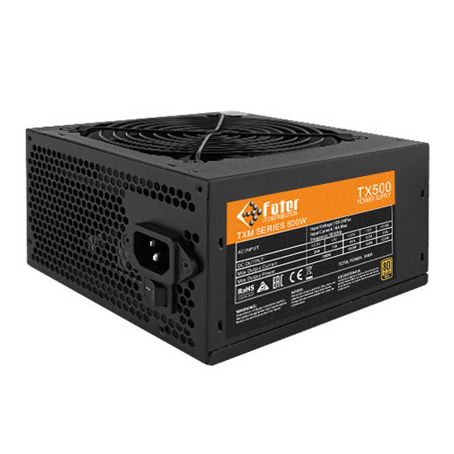 پاور کامپیوتر 500 وات فاطر مدل TX500M — تصویر 1