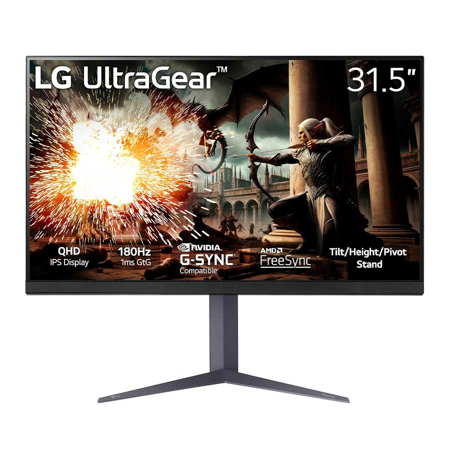 مانیتور گیمینگ 32 اینچ ال جی مدل UltraGear 32GS75Q-B