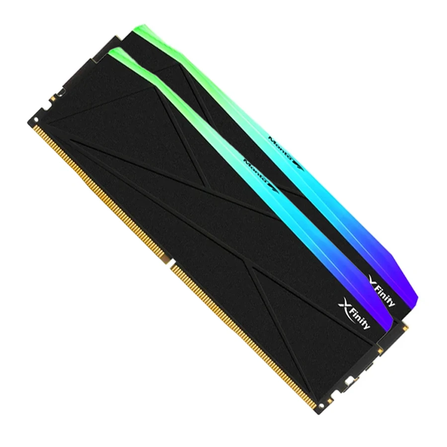 رم وی کالر دو کاناله Manta XFinity RGB 32GB (2 x 16GB) DDR5 6400 CL34