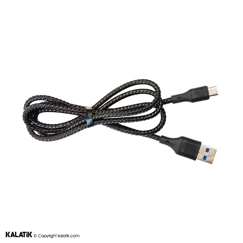 کابل تبدیل USB-A به Micro USB نواکس مدل L118 به طول 1 متر-شارسل — تصویر 1