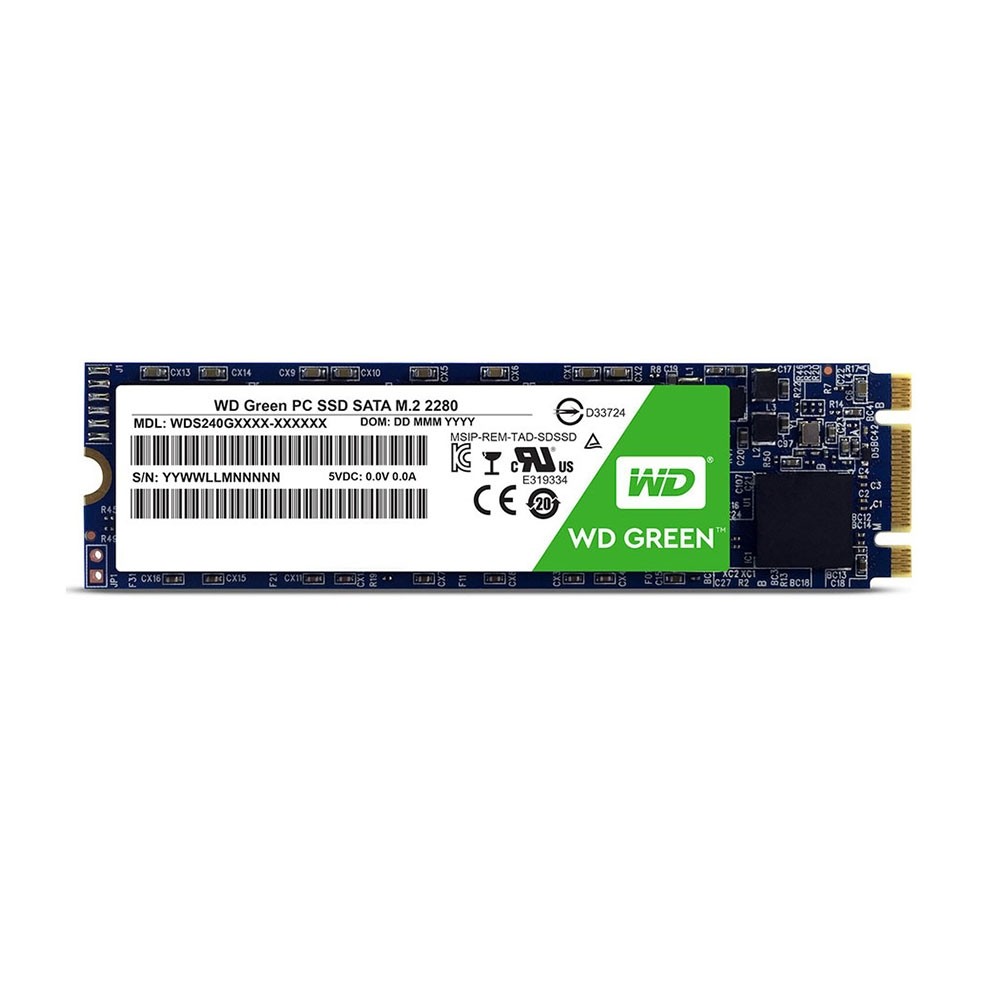 هارد اس اس دی اینترنال M2 وسترن دیجیتال سبز مدل WDS120G1G0B ظرفیت 120 گیگابایت