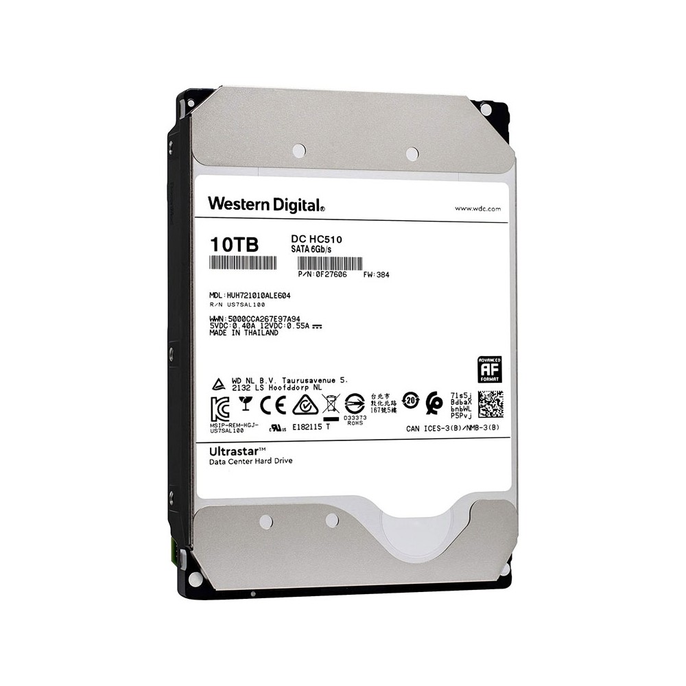 خرید هارد دیسک اینترنال وسترن دیچیتال آلترااستار ظرفیت 10 ترابایت