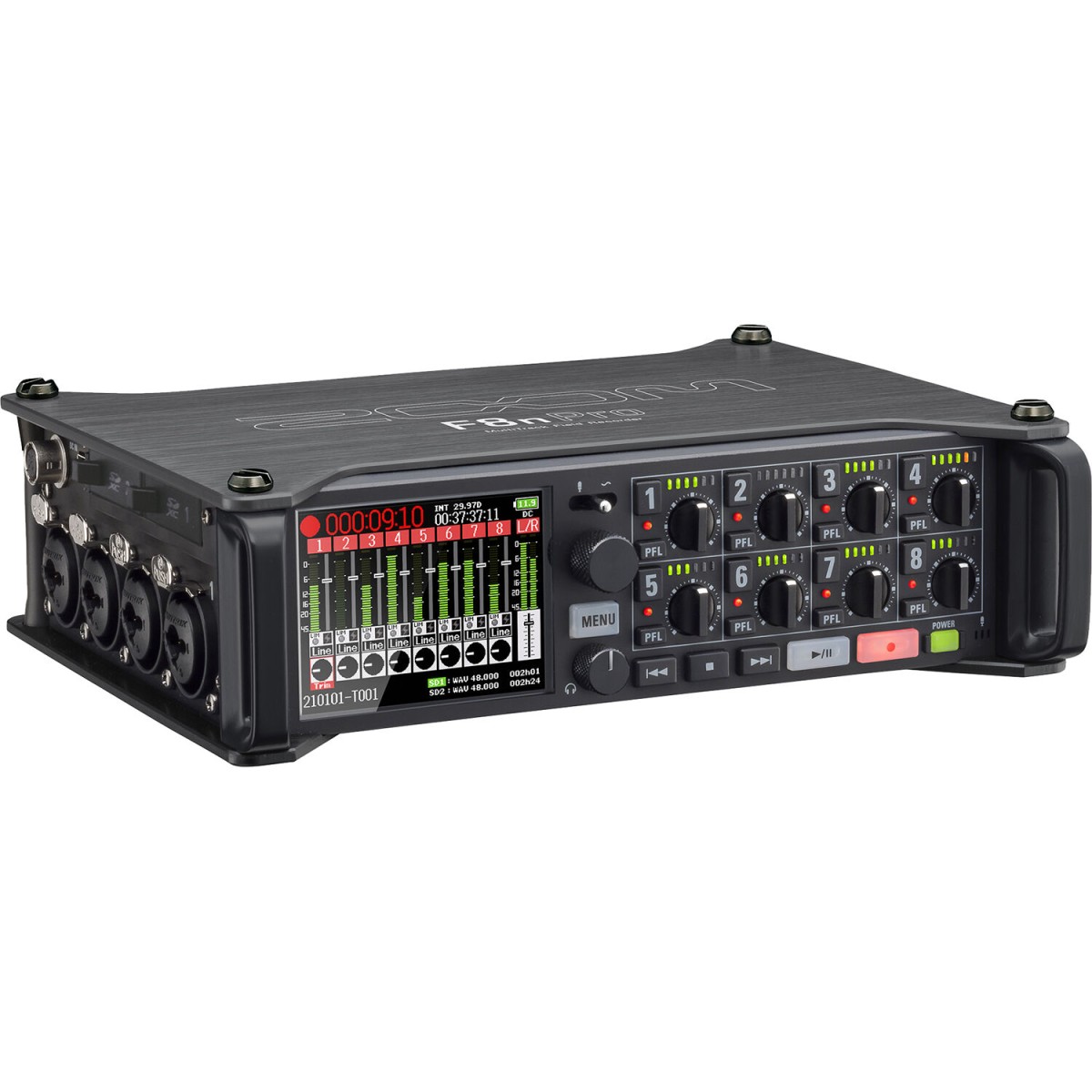رکوردر صدای حرفهای زوم مدل Zoom F8n Pro 8-Input / 10-Track — تصویر 1