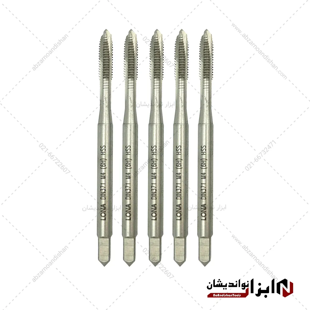 قلاویز ماشینی سایز M4X0.7 برند LONA