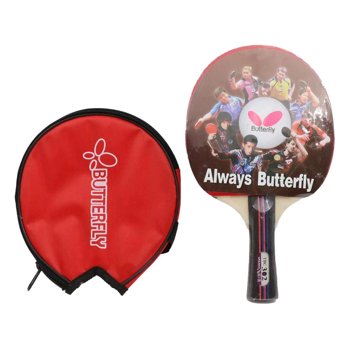 راکت پینگ پنگ بسته یک عددی Butterfly — تصویر 1